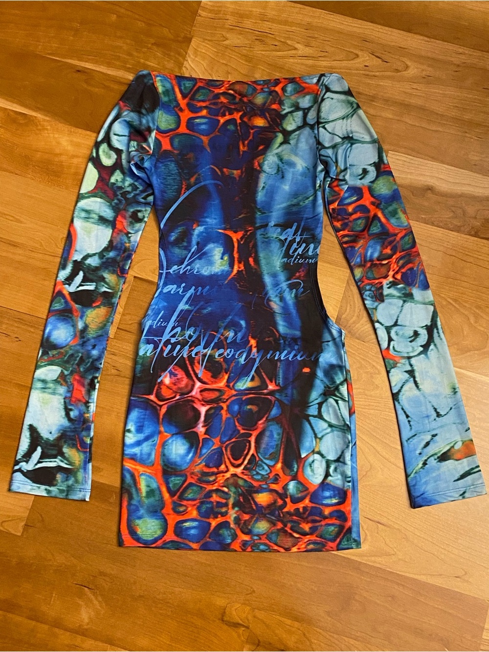 Jaded London X Sydney Carlson Abstract Bodycon Dress